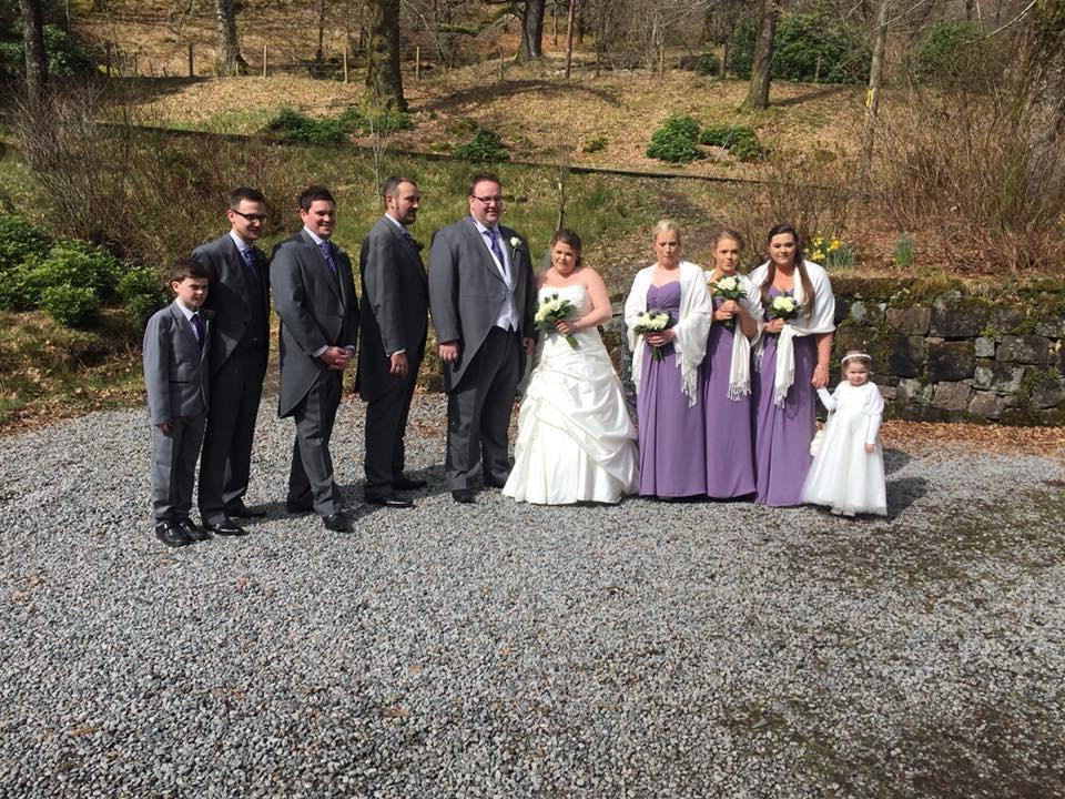 Guests enjoying a wedding