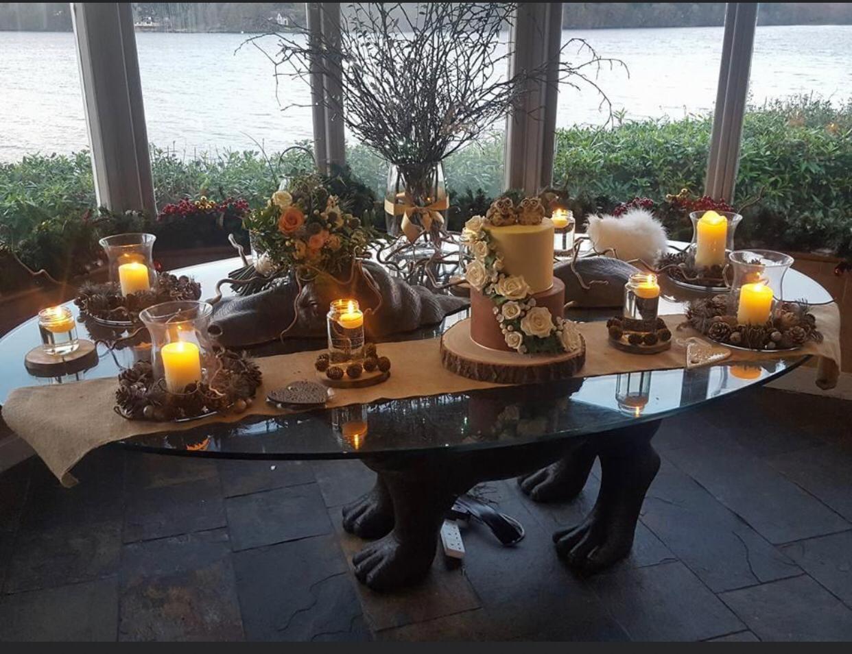 Hippo Table at a wedding